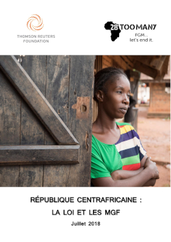 Central African Republic: The Law and FGM (2018, French)